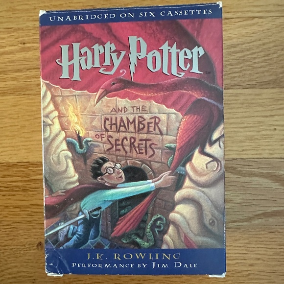 Harry Potter and the Chamber of Secrets Cassette Tape Set - Picture 1 of 7